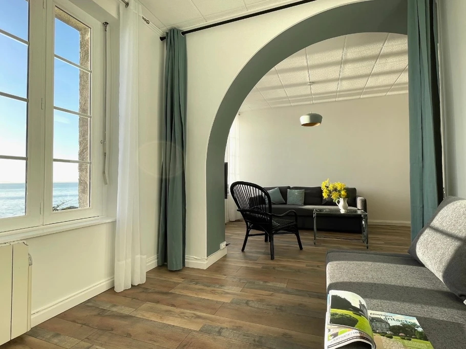 Coin détente, avec canapé convertible pour 2 personnes (140x200 cm)