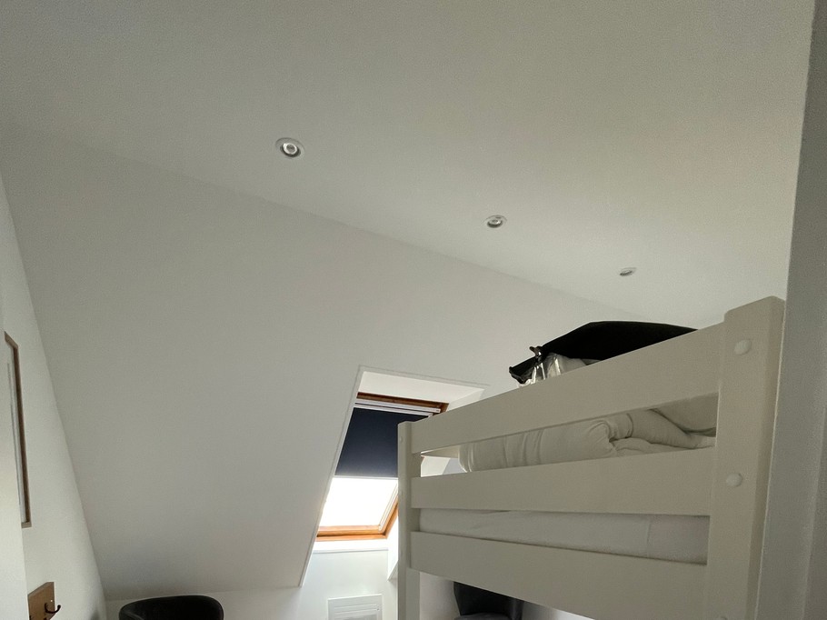 CHAMBRE ENFANTS AVEC GRAND LIT ET LIT SUPERPOSÉ