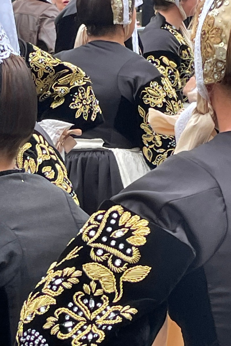 Détails des broderies