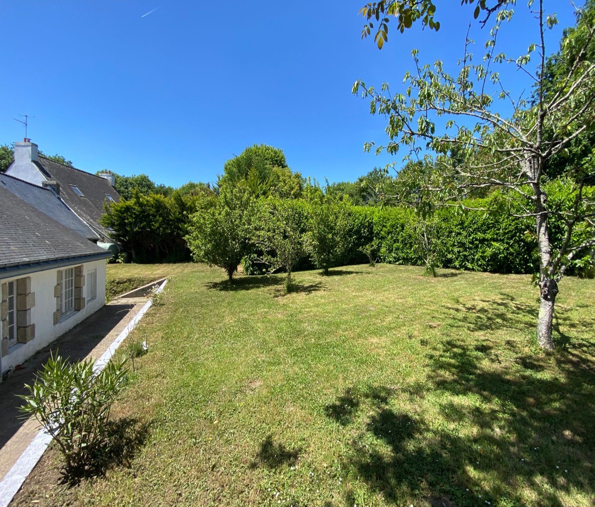 Jardin privatif arrière maison