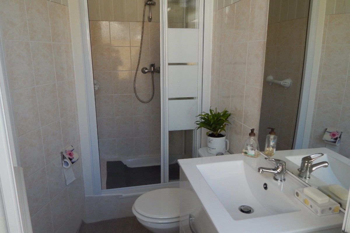 Salle d'eau avec WC au RDC