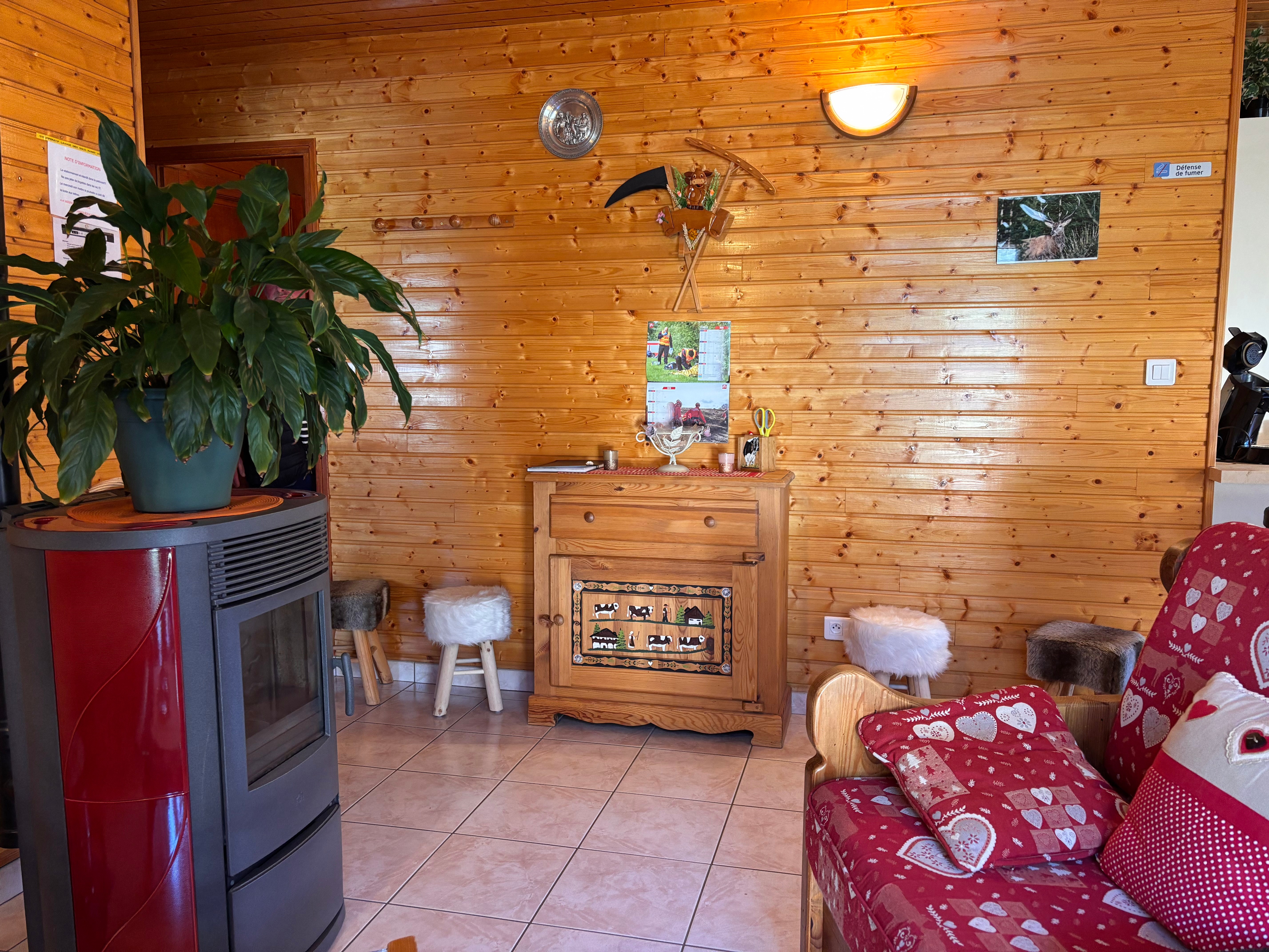 Living room - Chalet Le Jauniré - Plainfaing, Vosges