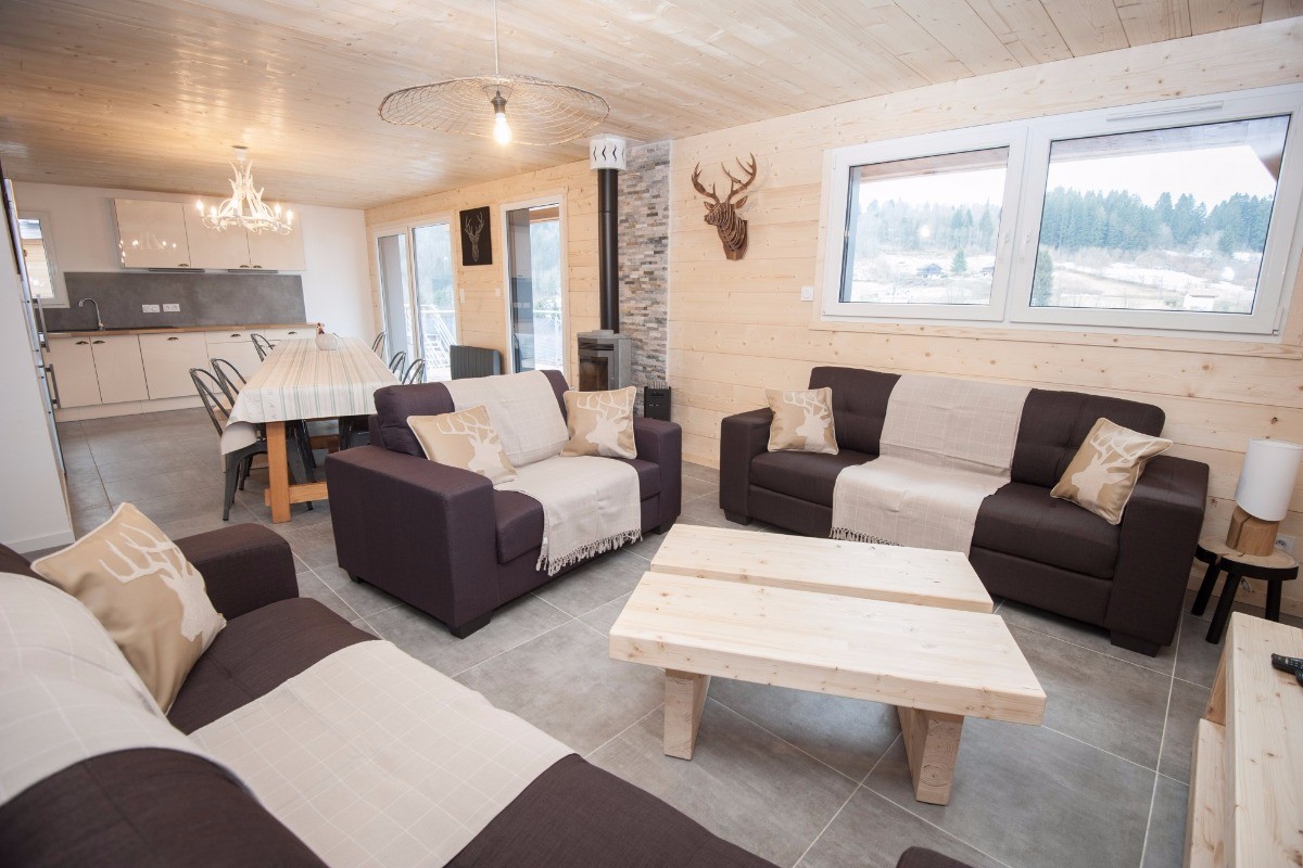 Salon / Séjour - Chalet les Biches - Gérardmer Vosges
