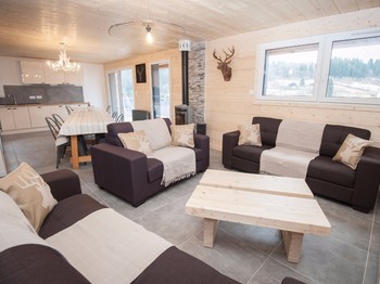 Salon / Séjour - Chalet les Biches - Gérardmer Vosges