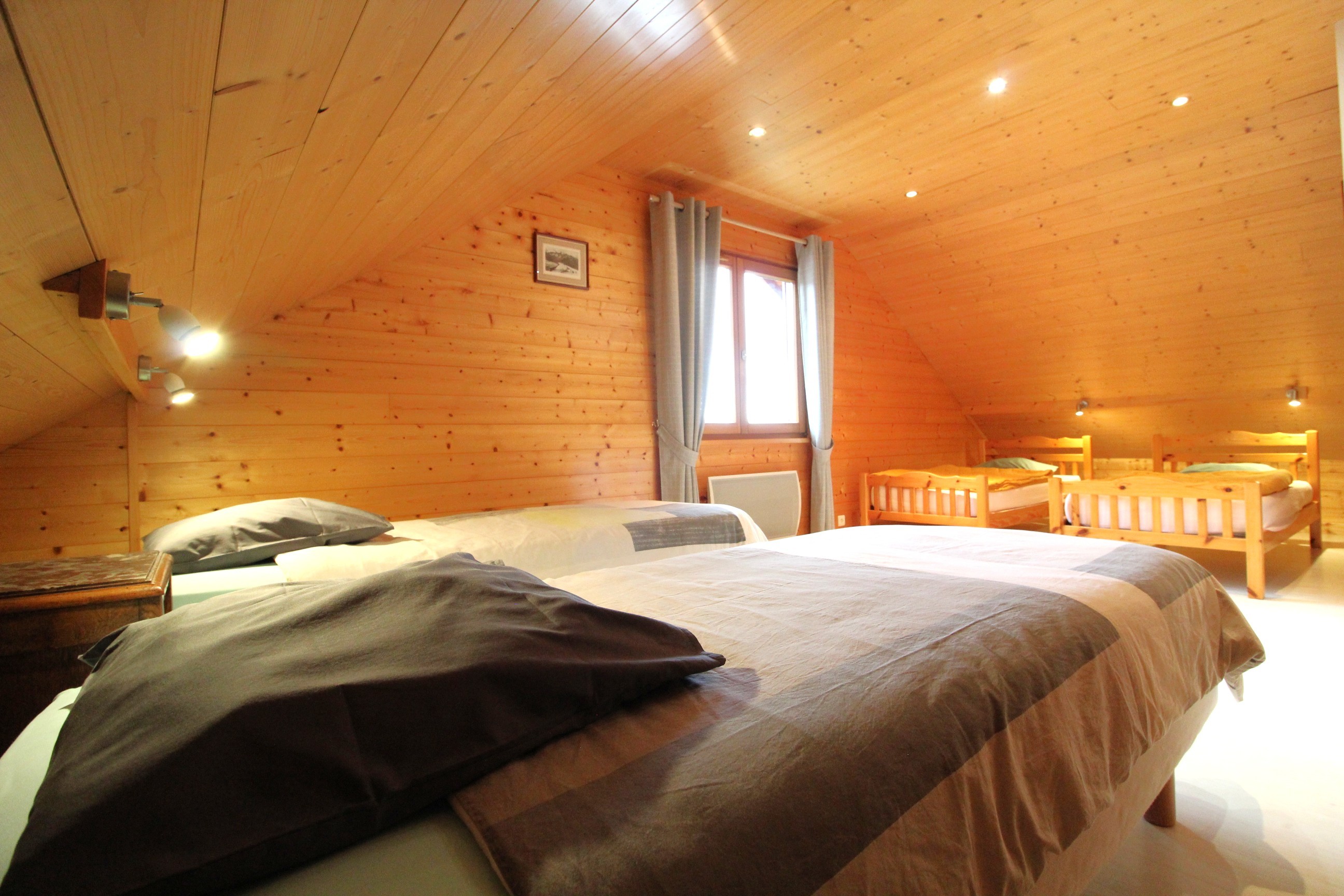 Chambre n°3 dortoir - Chalet des Grands Ducs, avec vue panoramique, dans les Vosges