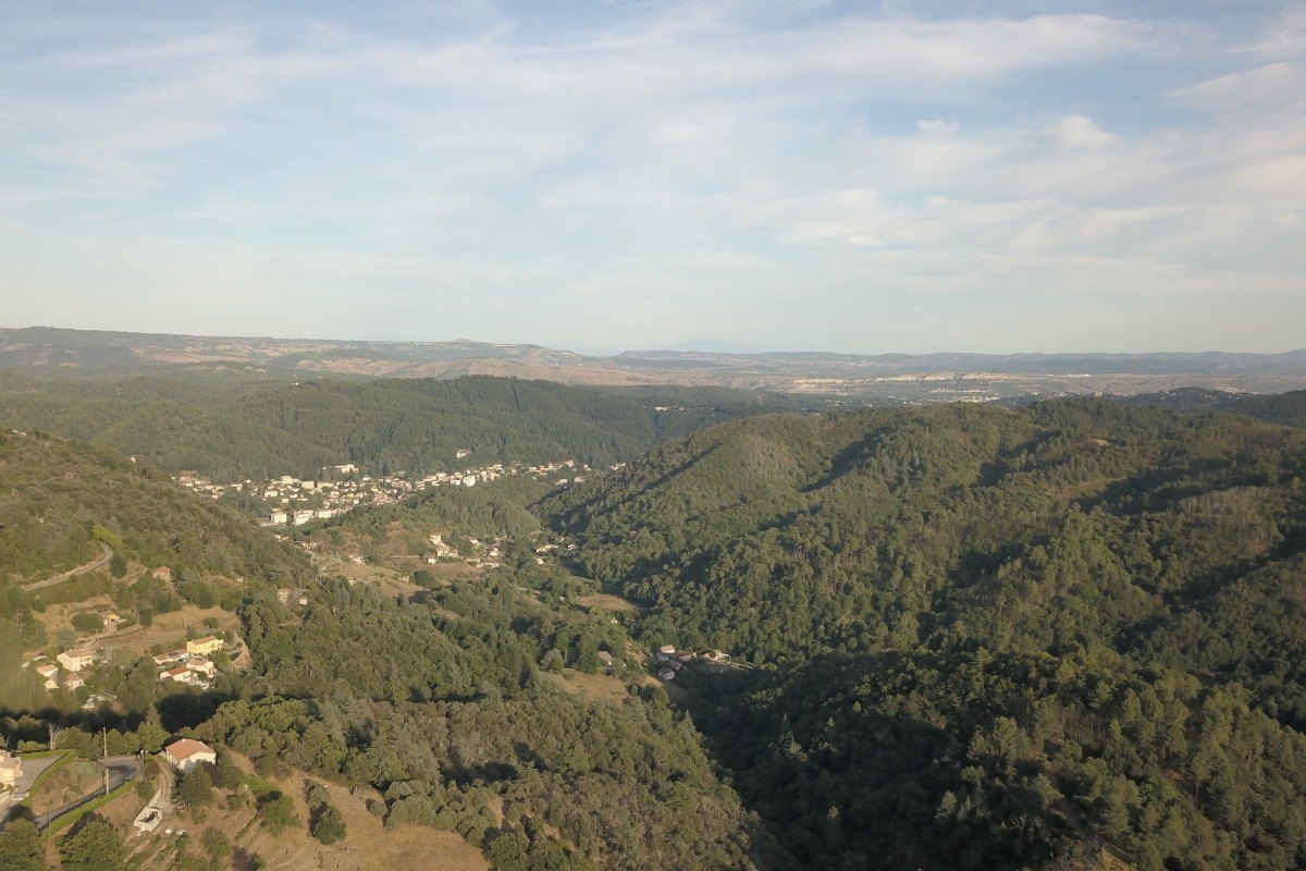 vue de la terrasse/ gite 3 clés/3 étoiles/ maison de caractère/ calme/repos/détente
