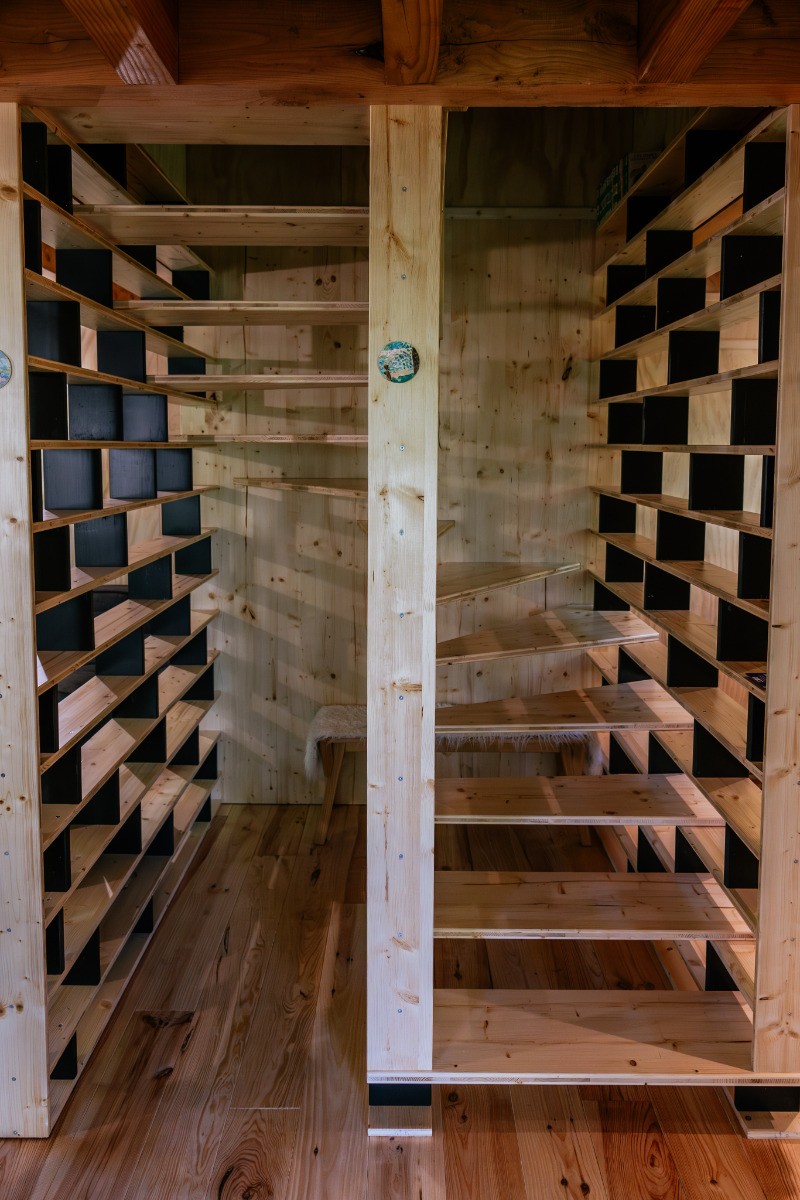 Escalier - Cabane Céleste