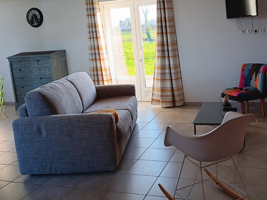 SALON AVEC CANAPE-LIT 140/190