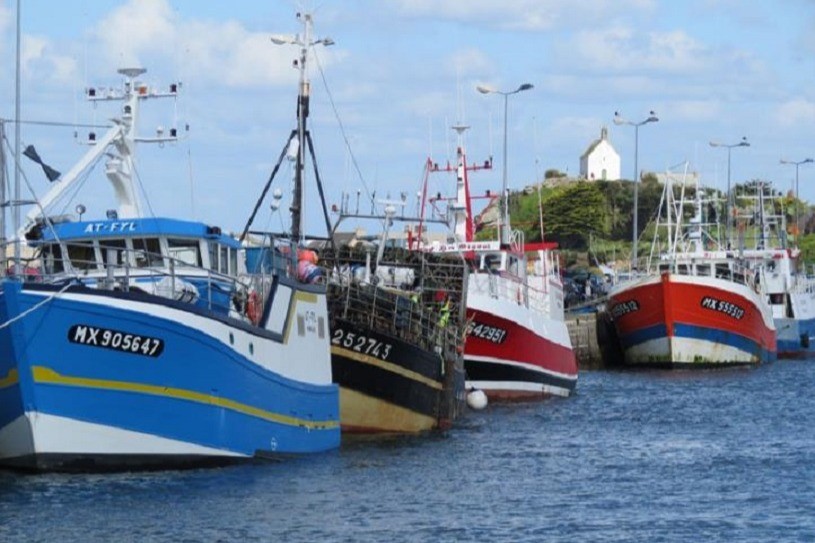 Bateaux de pêche dans le port de Roscoff