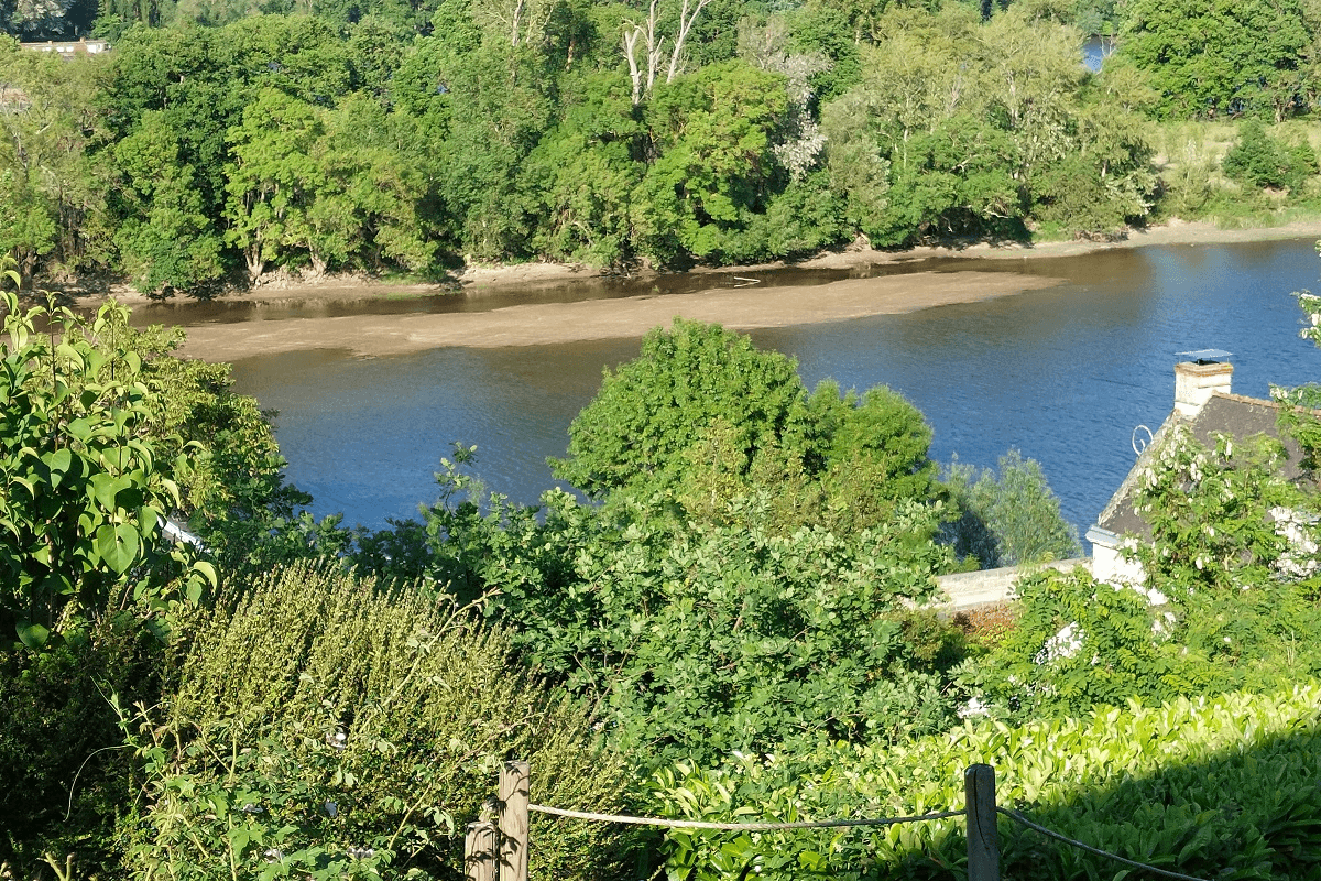 La Loire en juin depuis le balcon / @B. Pezet