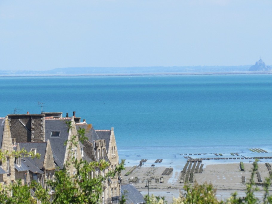 Cancale, avec vue sur le Mont-Saint-Michel de l'autre côté de la Baie. 
Crédits photos : COCHERIE-Angelique-ADT35