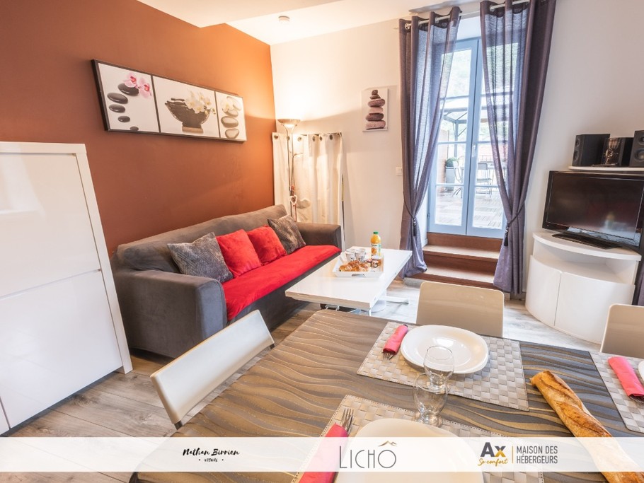 Caliméro, T3 2 chambres 6 couchages, résidence le Régina avec grande terrasse et garage.