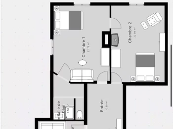 Plan de l'appartement Villiers