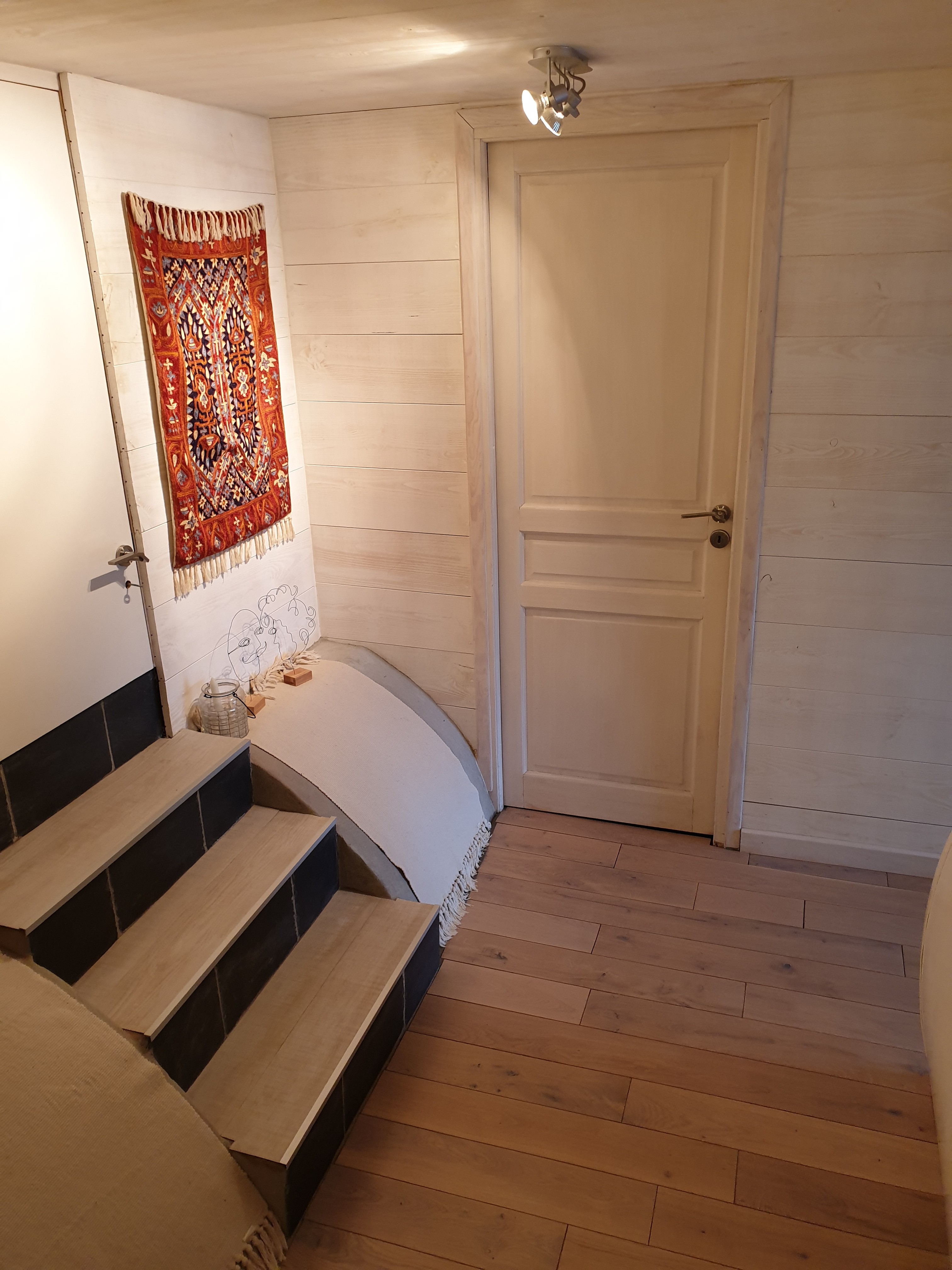 entrée salle de bain rez de jardin