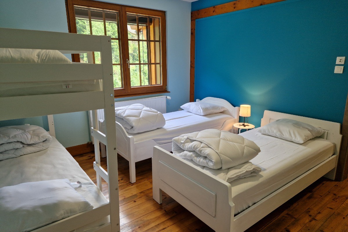 Première chambre - Gîte de la Haute Hardoye (14 pers) dans les Vosges