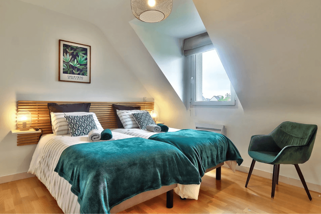 Etage - chambre 4- 2 lits de 90