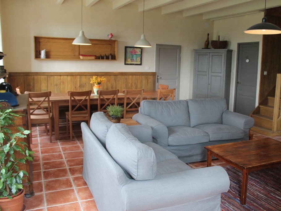 La pièce à vivre au RDC