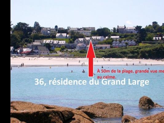 la location vue de la plage
