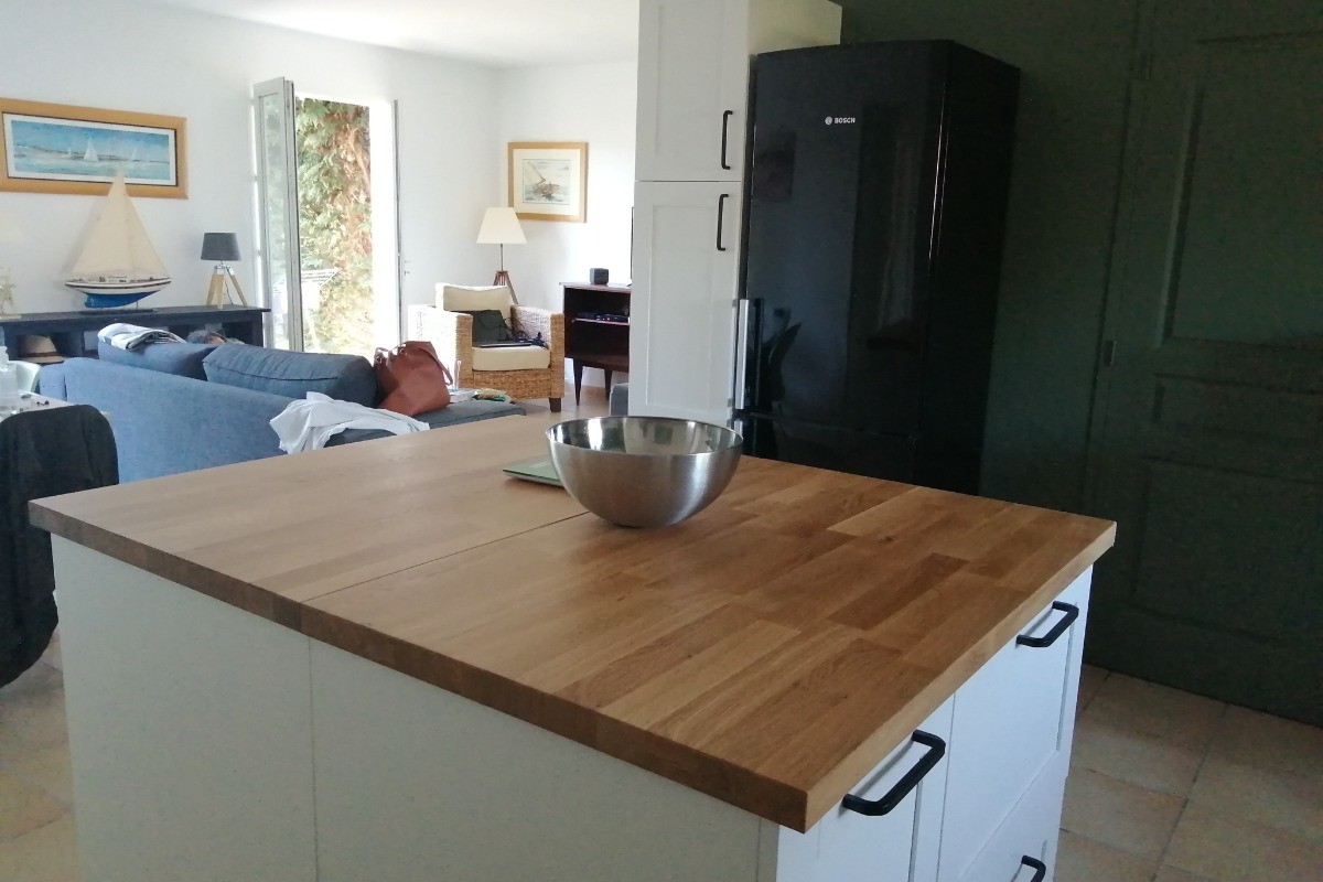 "La Terrasse au Voilage Bleu", pour 6 personnes, accès PMR  à Étaules, près de Royan, Charente maritime