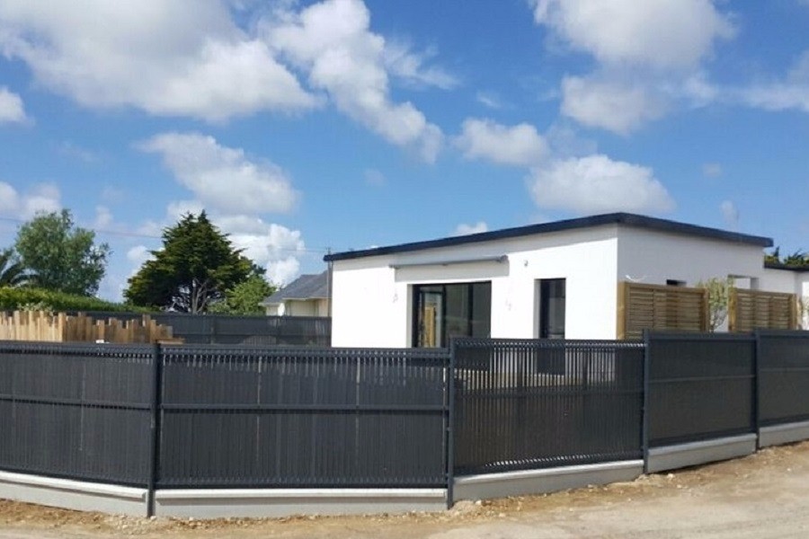 maison sur jardin clos