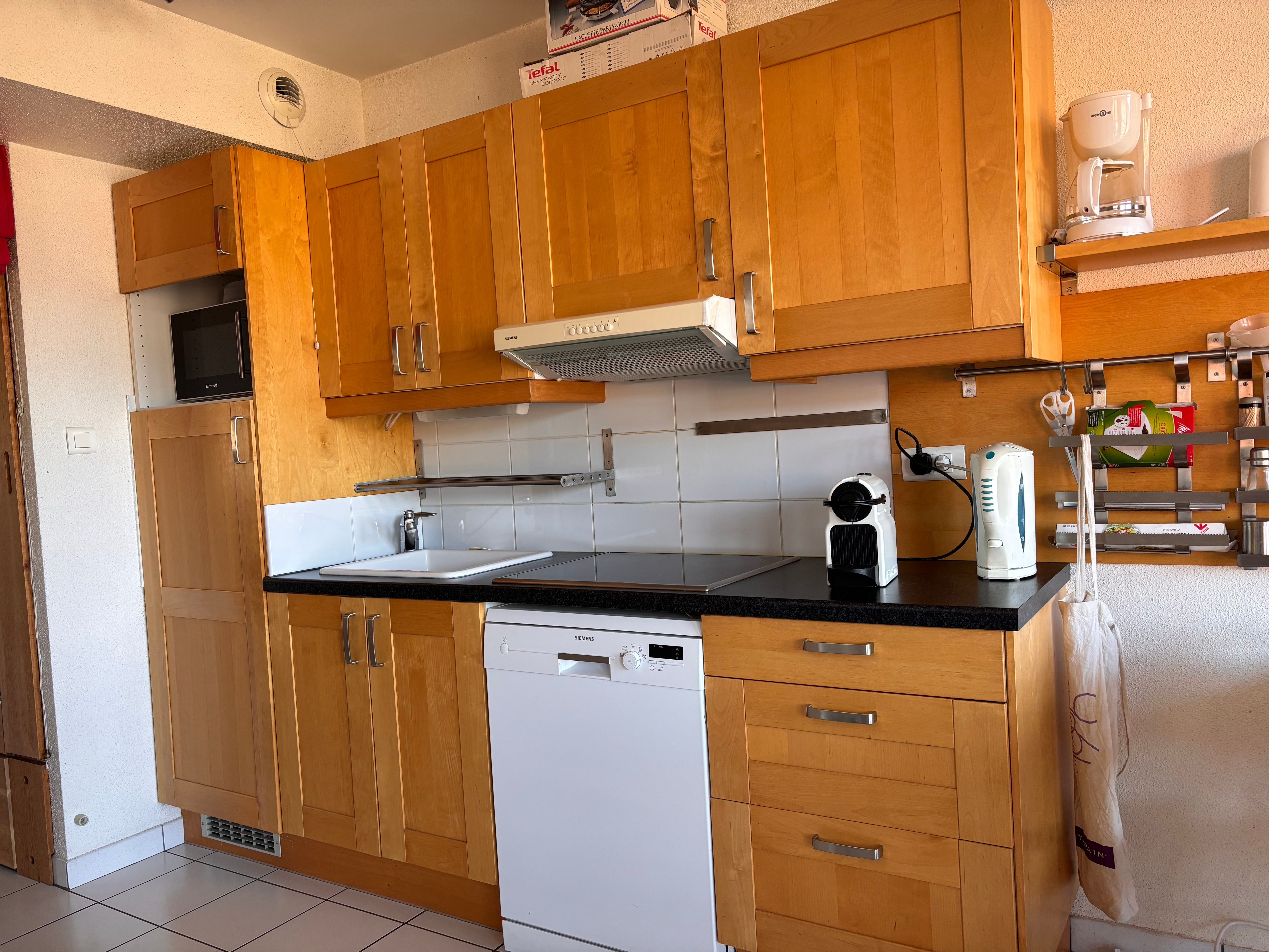 Cuisine - Appartement avec terrasse à Gérardmer
