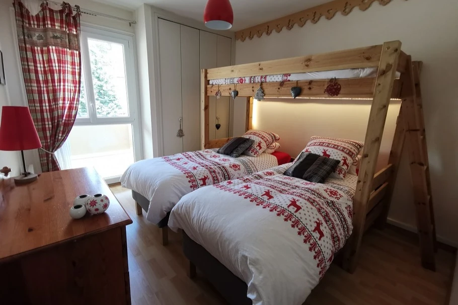 Chambre n°2 avec 3 couchages