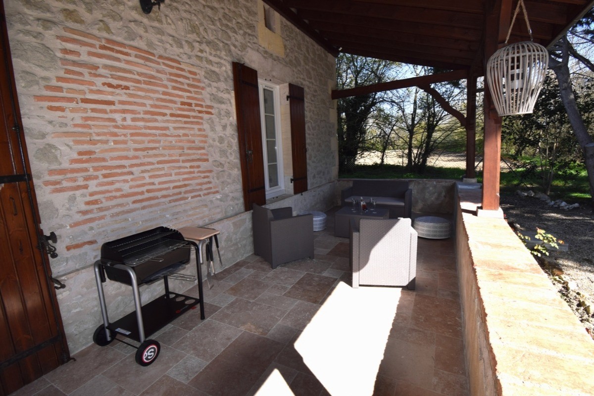 terrasse gîte