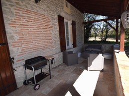 terrasse gîte