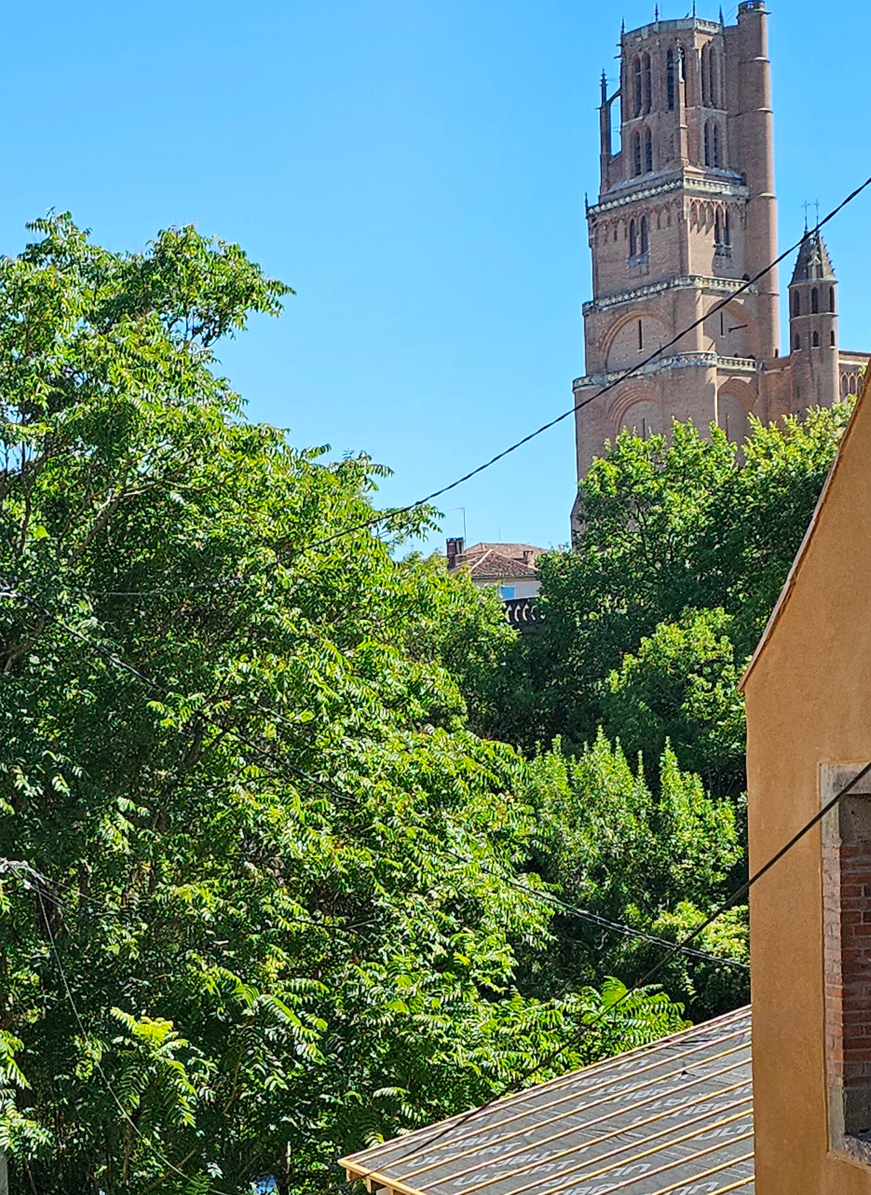Gîte la Passerelle - Albi dans le Tarn en Occitanie - vue sur la Cathédrale Sainte Cécile