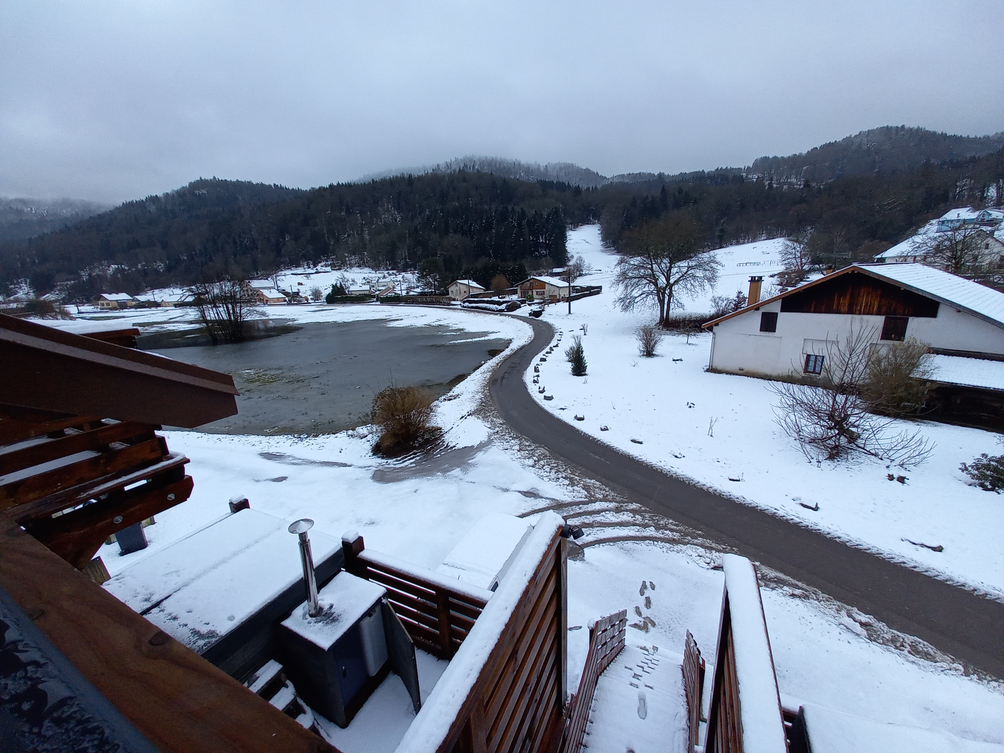 Vue de la terrasse - Chez Bubu : La Montagne
