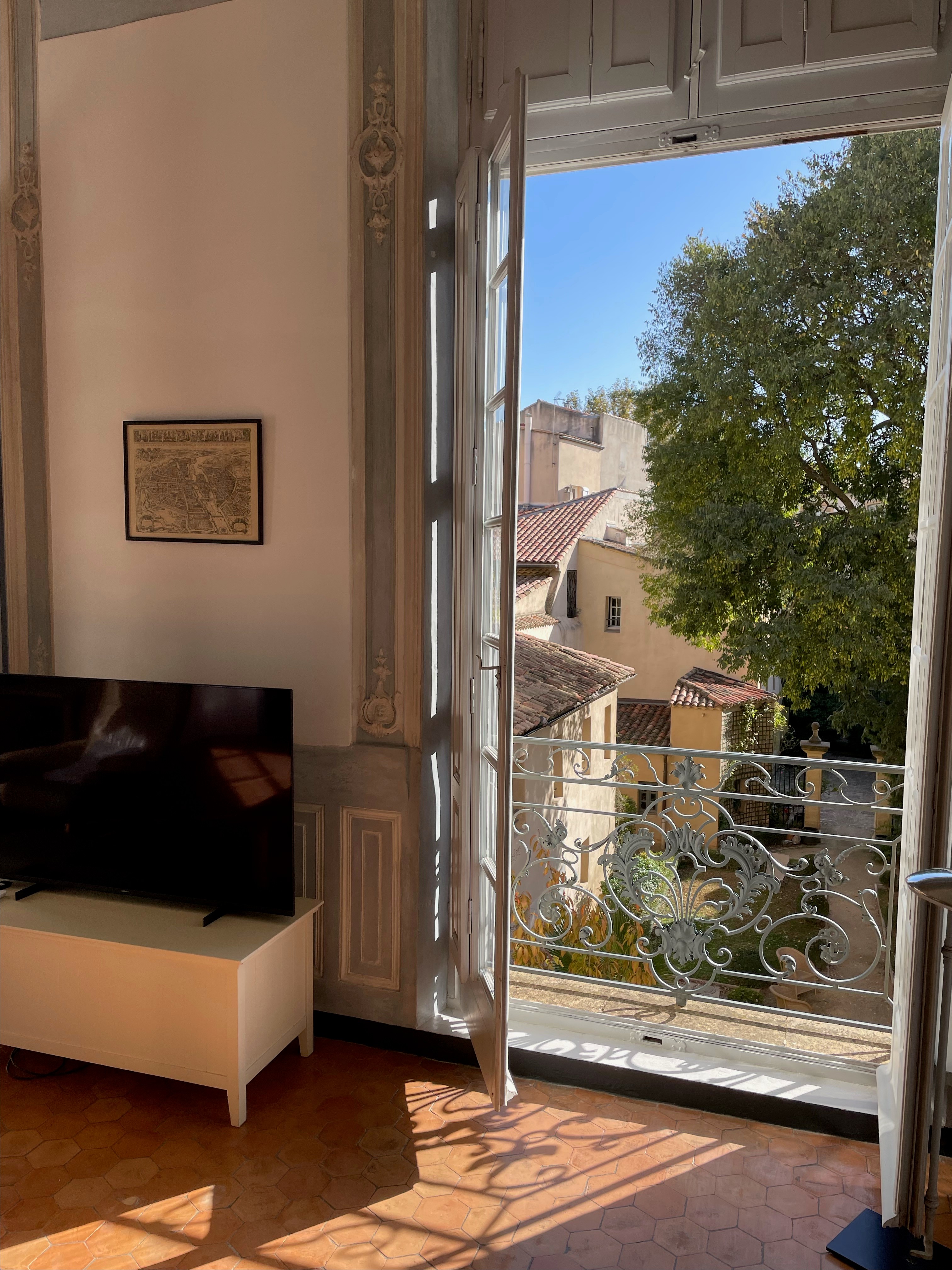 Salon vue jardin
