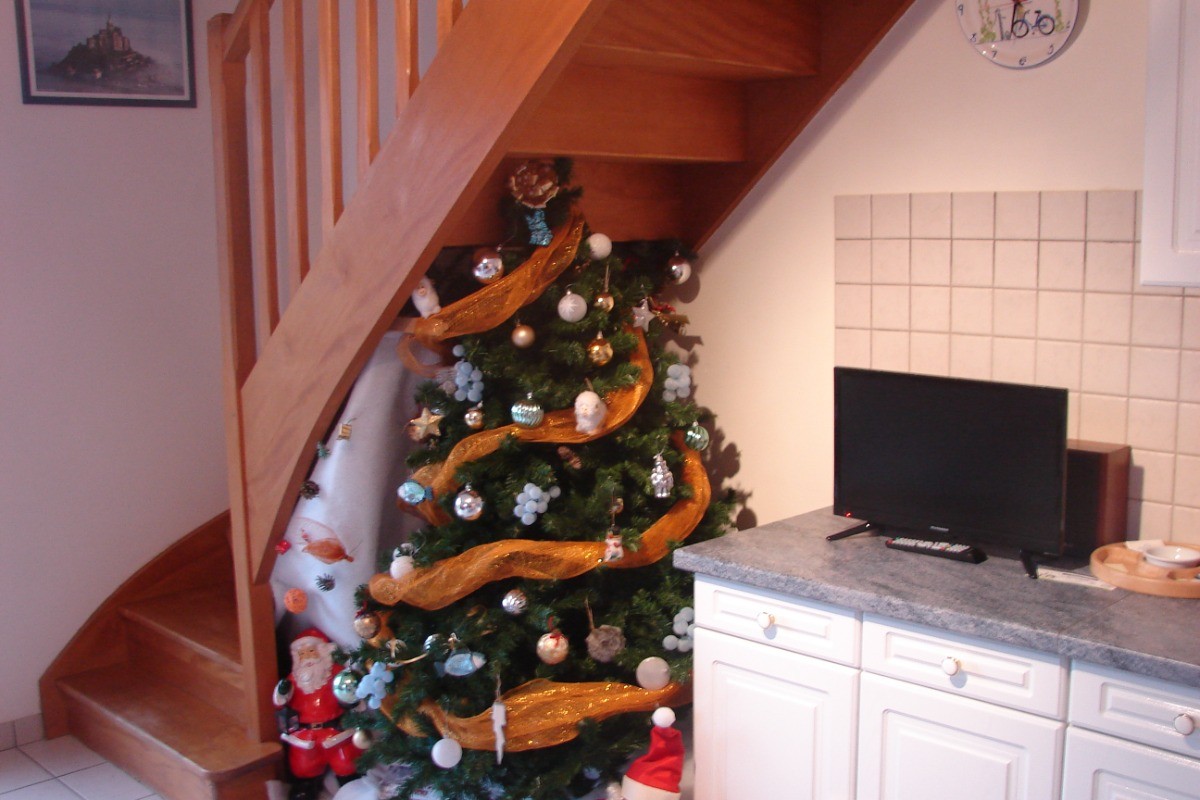 Pour Noël, la maison est toujours décorée avec soin.