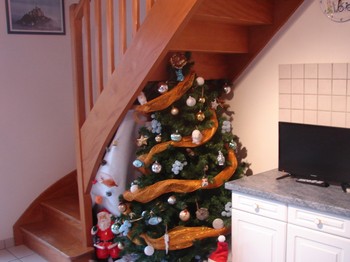 Pour Noël, la maison est toujours décorée avec soin.