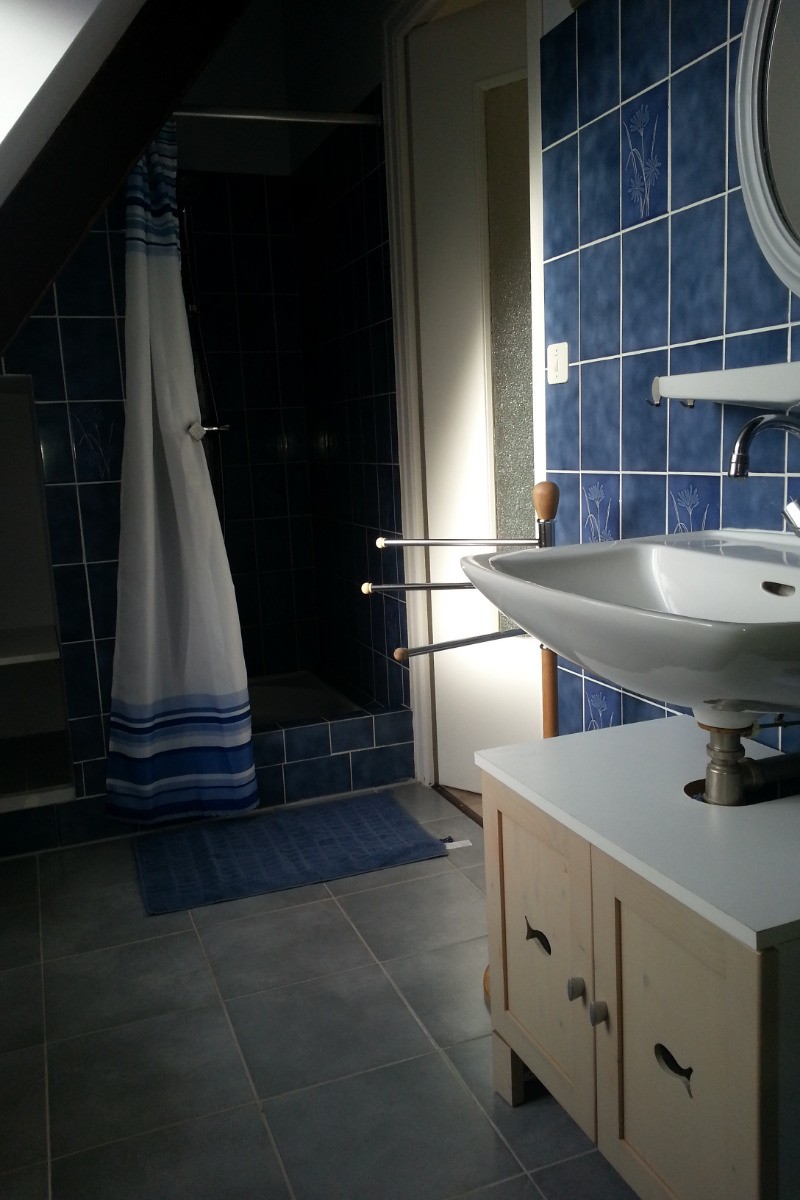 Salle de douche et wc à l'étage
