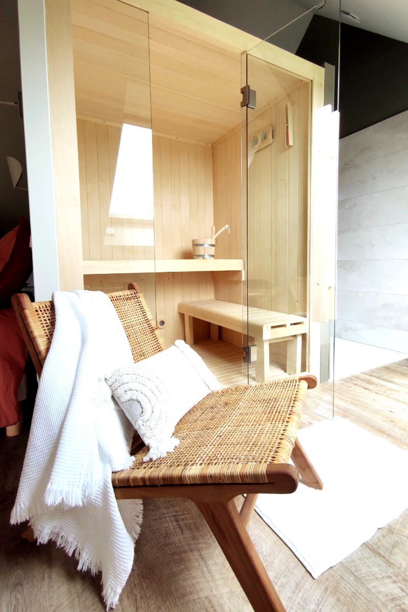 Sauna finlandais privatif