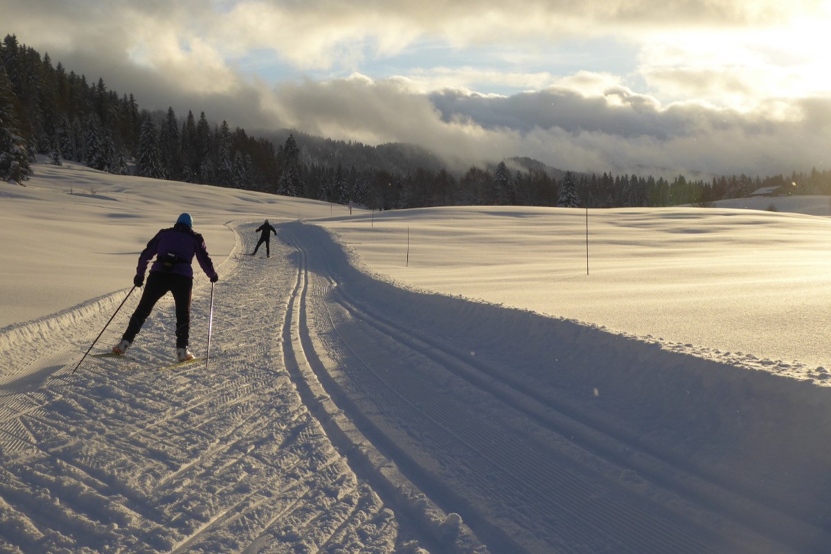 piste de ski de fond