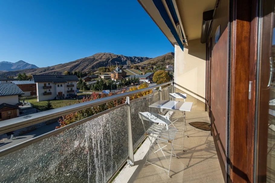 Studio Les Aiguilles - vue du balcon