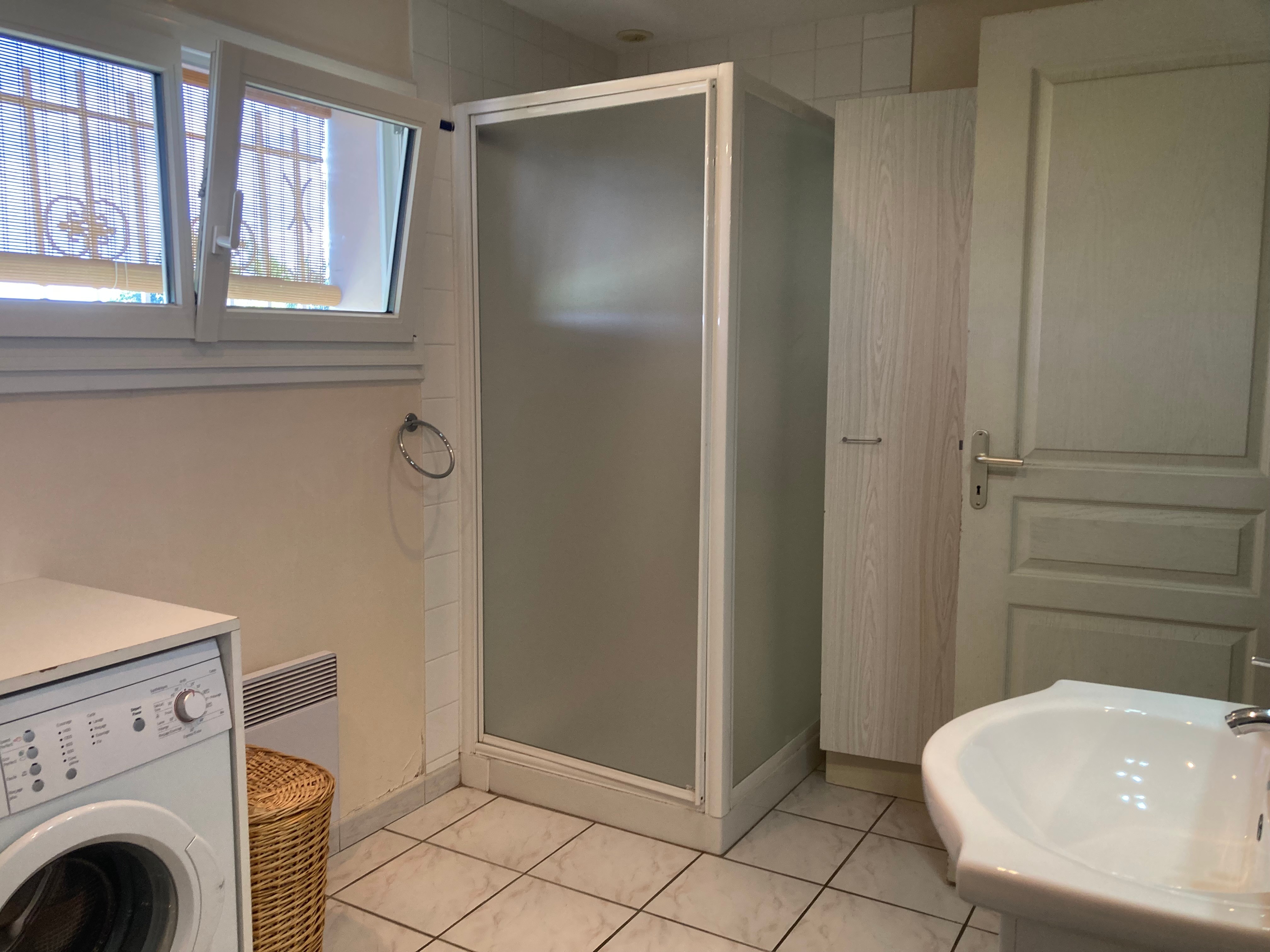 Salle d'eau + lave linge