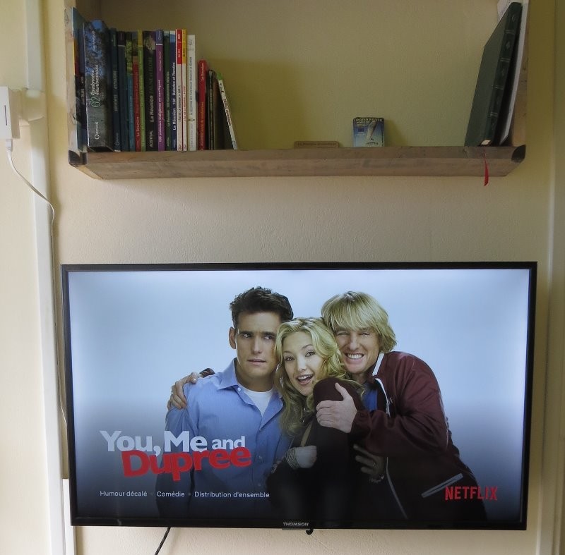 L'espace mini bibliothèque TV - Netflix