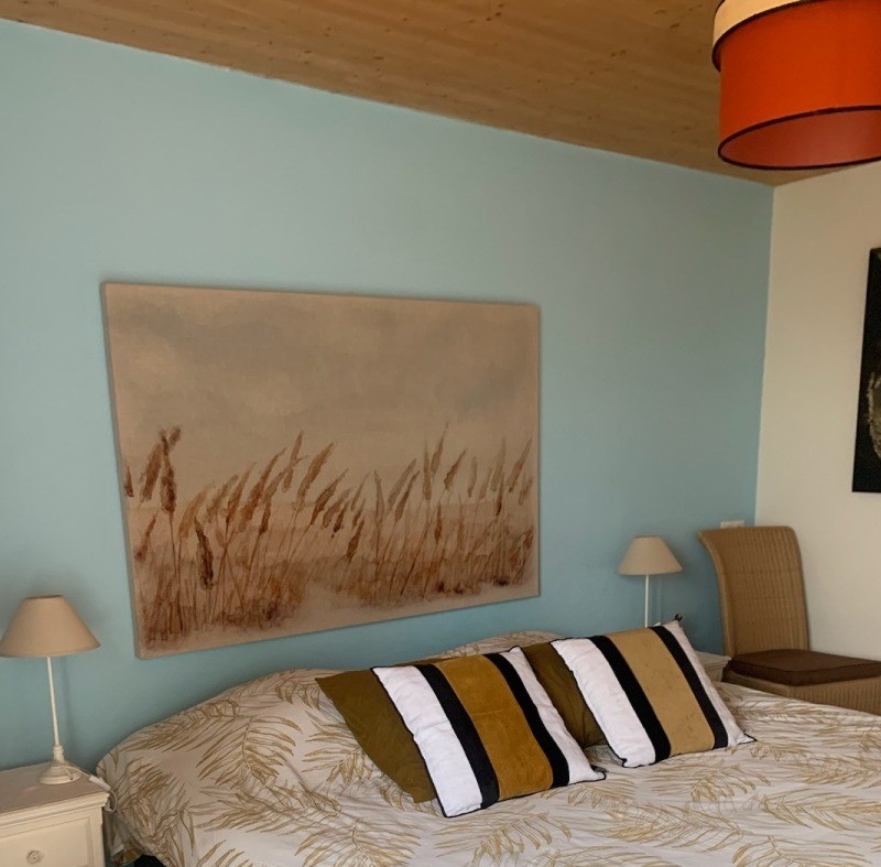 Chambre du bas + terrasse nord (côté jardin)