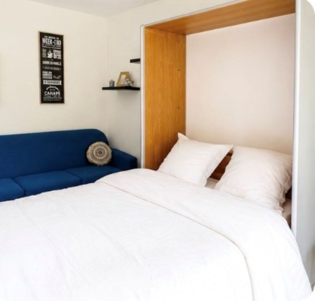 Lit 2 personnes Mers les Bains Studio Trimaran Hauts de France