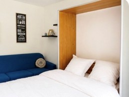 Lit 2 personnes Mers les Bains Studio Trimaran Hauts de France