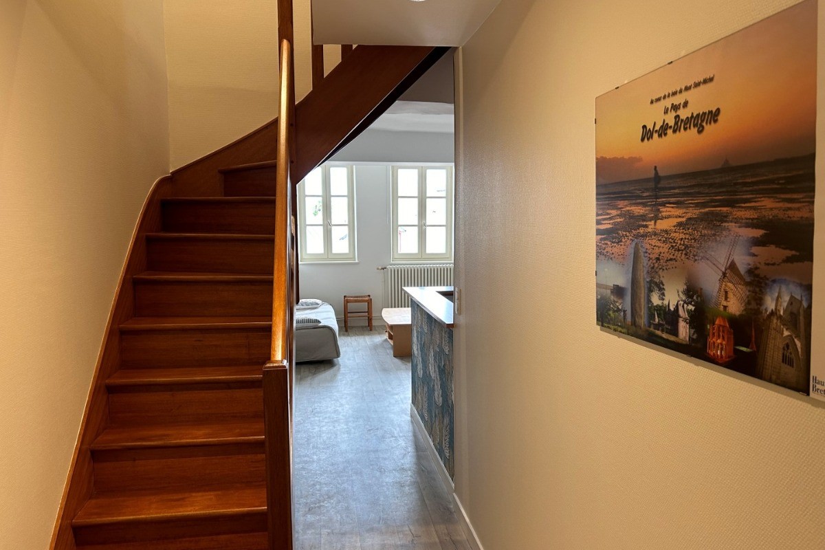 Façade de l'appartement Le Grand Paradis, immeuble classé du 17e siècle.