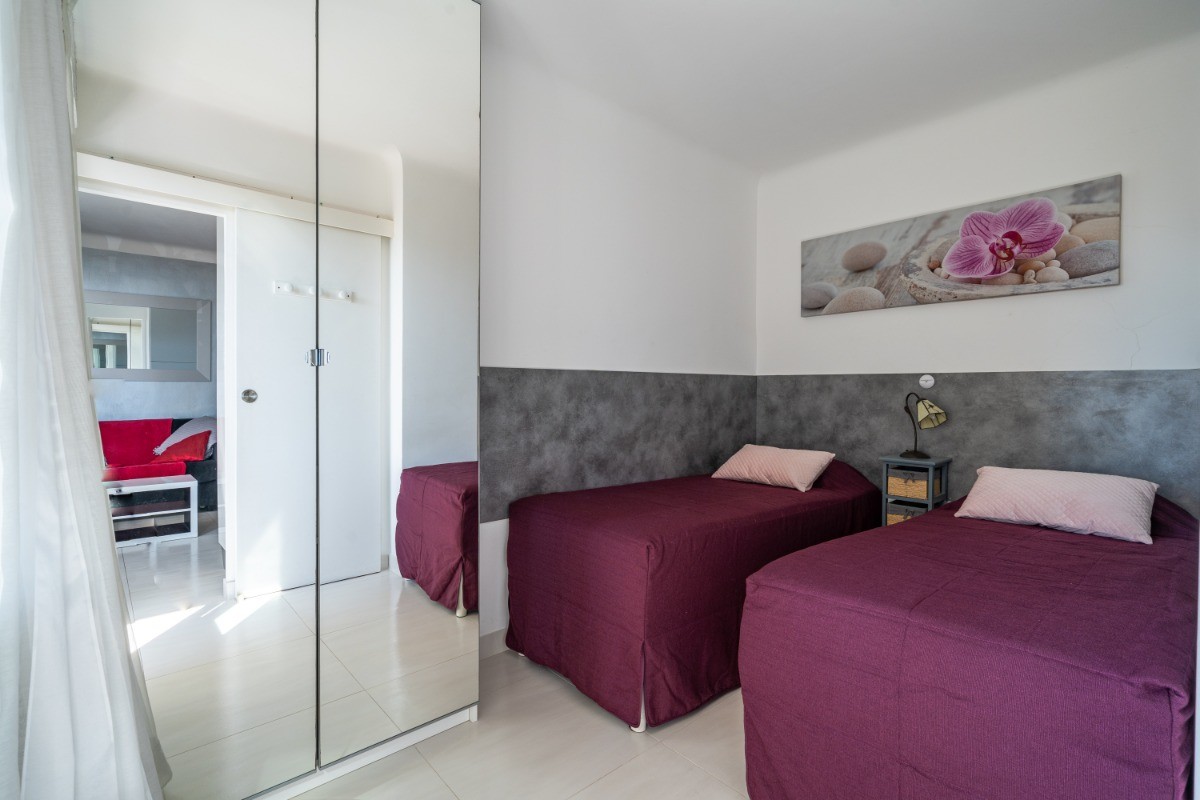 Cannes les Pins - Chambre modulable (2 lits 1 personne ou 1 lit 2 personnes)