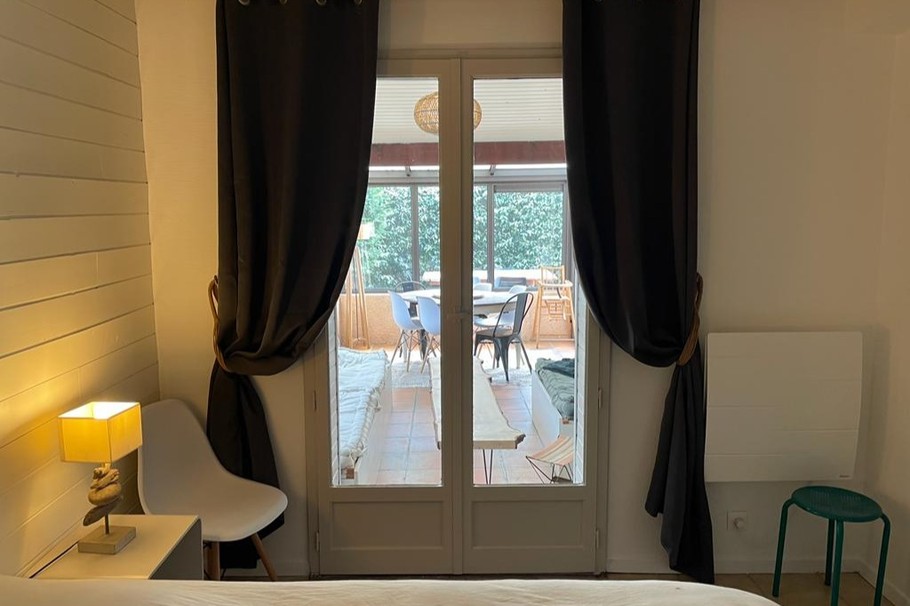 vue depuis la chambre parentale