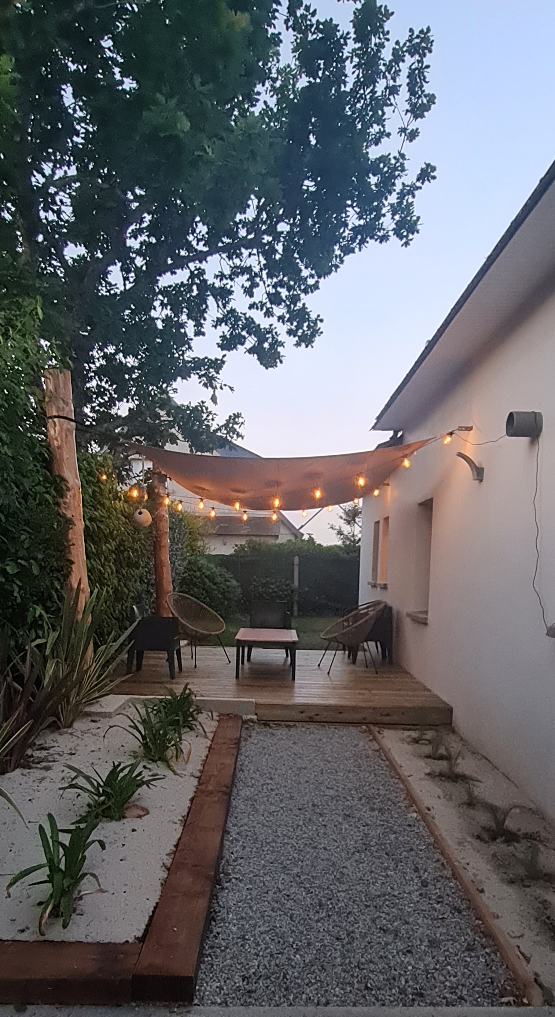 Terrasse ombragée