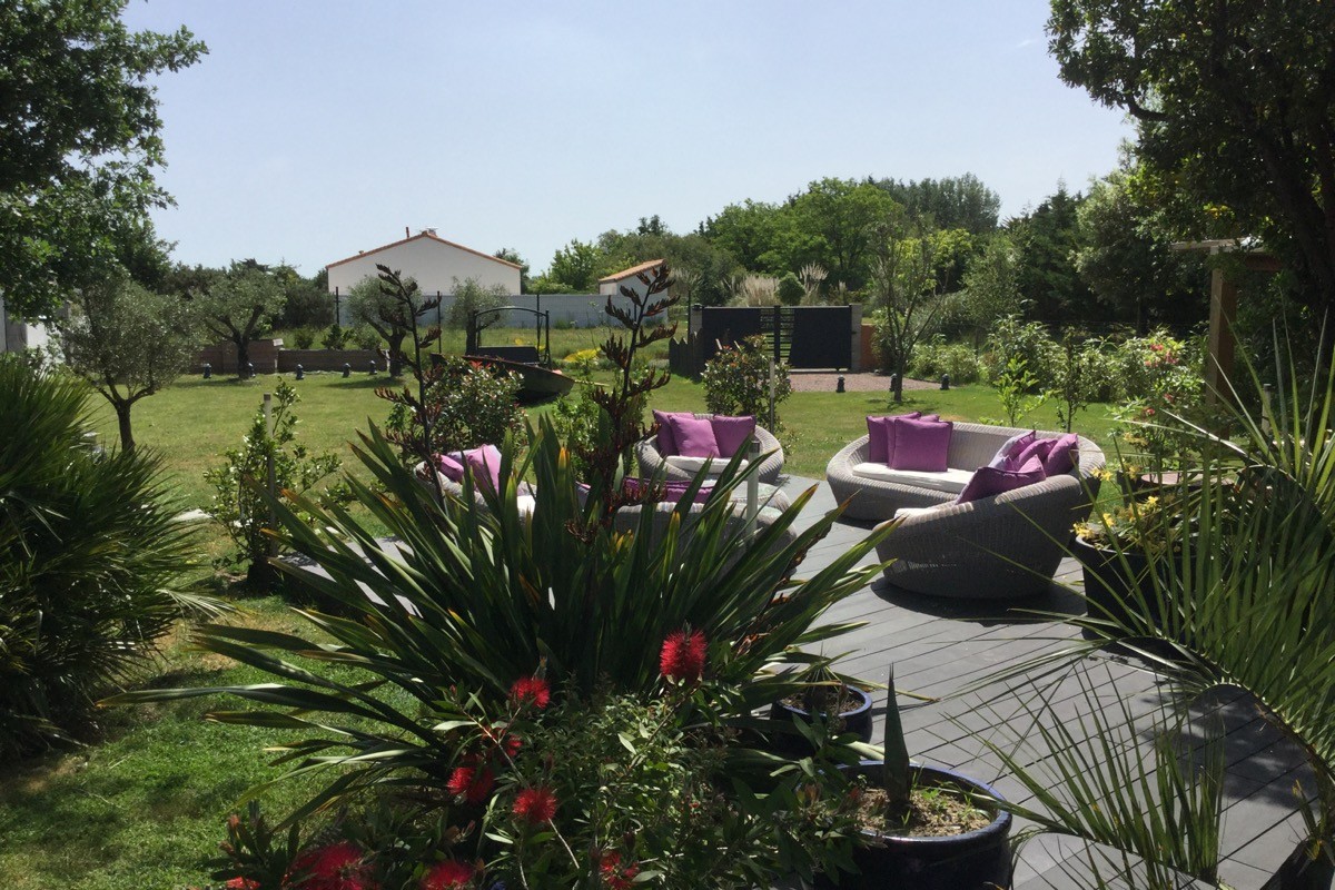 Le jardin arrière