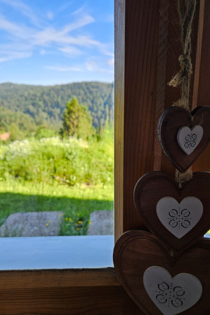 Vue sur la montagne depuis votre chambre