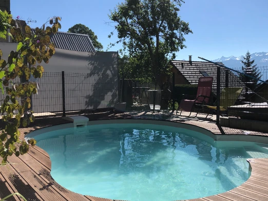piscine chauffé privé