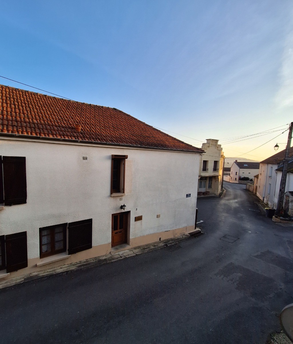 Vue sur village vitivole